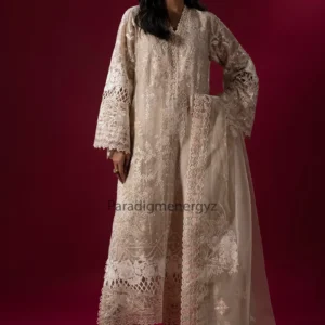 Stitched Embroidered Cotton Shirt + Bottom